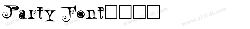 Party Font字体转换
